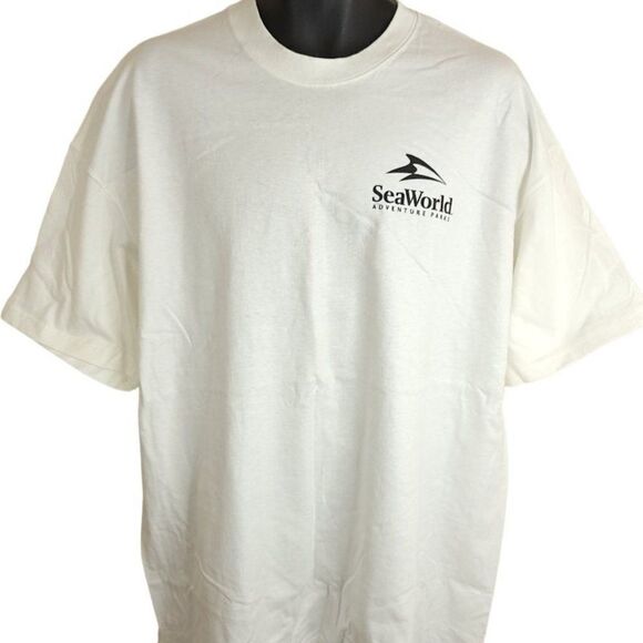 Cirque De La Mer T Shirt Vintage Y2K SeaWorld Adventure Park Mens Size XL - Picture 2 of 6
